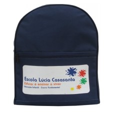 Mochila Lucia Casanta, em nylon importado Mochila Lucia Casanta, em nylon importado