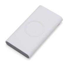 Power Bank 8000mAh com Carregamento via Indução ou via Cabo Power Bank 8000mAh com Carregamento via Indução ou via Cabo