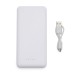 Power Bank 10.000mAh com Carregamento via Indução ou via Cabo Power Bank 10.000mAh com Carregamento via Indução ou via Cabo
