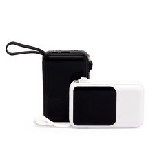 Power Bank 10.000mAh com Lanterna e Multissaídas Power Bank 10.000mAh com Lanterna e Multissaídas