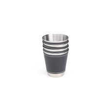 Kit Copo Inox 50ml 4 Peças Kit Copo Inox 50ml 4 Peças