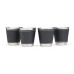 Kit Copo Inox 50ml 4 Peças Kit Copo Inox 50ml 4 Peças