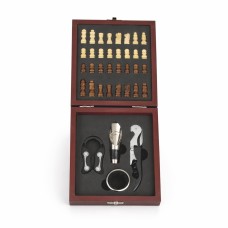 Kit Vinho Xadrez 4 Peças Kit Vinho Xadrez 4 Peças