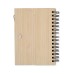 Caderno de Bambu com Caneta