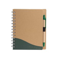 Caderno Ecológico com Caneta Caderno Ecológico com Caneta