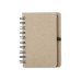 Caderno Kraft com Porta Caneta Caderno Kraft com Porta Caneta