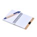 Caderno Ecológico com Caneta Caderno Ecológico com Caneta