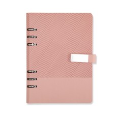 Caderno Fichário Couro Sintético