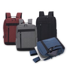 Mochila de Nylon USB 18L Mochila de Nylon USB 18L