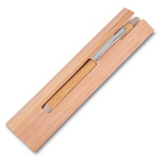 Caneta Ecológica de Bambu com Estojo Caneta Ecológica de Bambu com Estojo