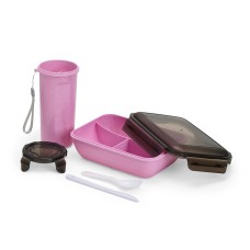 Kit Copo e Marmita Fibra de Bambu Kit Copo e Marmita Fibra de Bambu