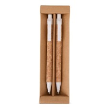 Kit Ecológico Caneta e Lapiseira Cortiça Kit Ecológico Caneta e Lapiseira Cortiça
