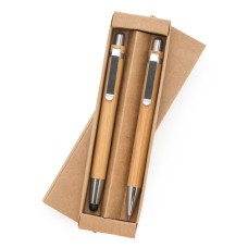 Kit Ecológico Caneta e Lapiseira Bambu Kit Ecológico Caneta e Lapiseira Bambu