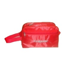 Necessaire em nylon, com bolso na frente Necessaire em nylon, com bolso na frente