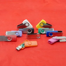 Carcaça Pen Drive Giratório Escovado Carcaça Pen Drive Giratório Escovado