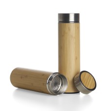 Garrafa Bambu Térmica 500ml com Infusor Garrafa Bambu Térmica 500ml com Infusor